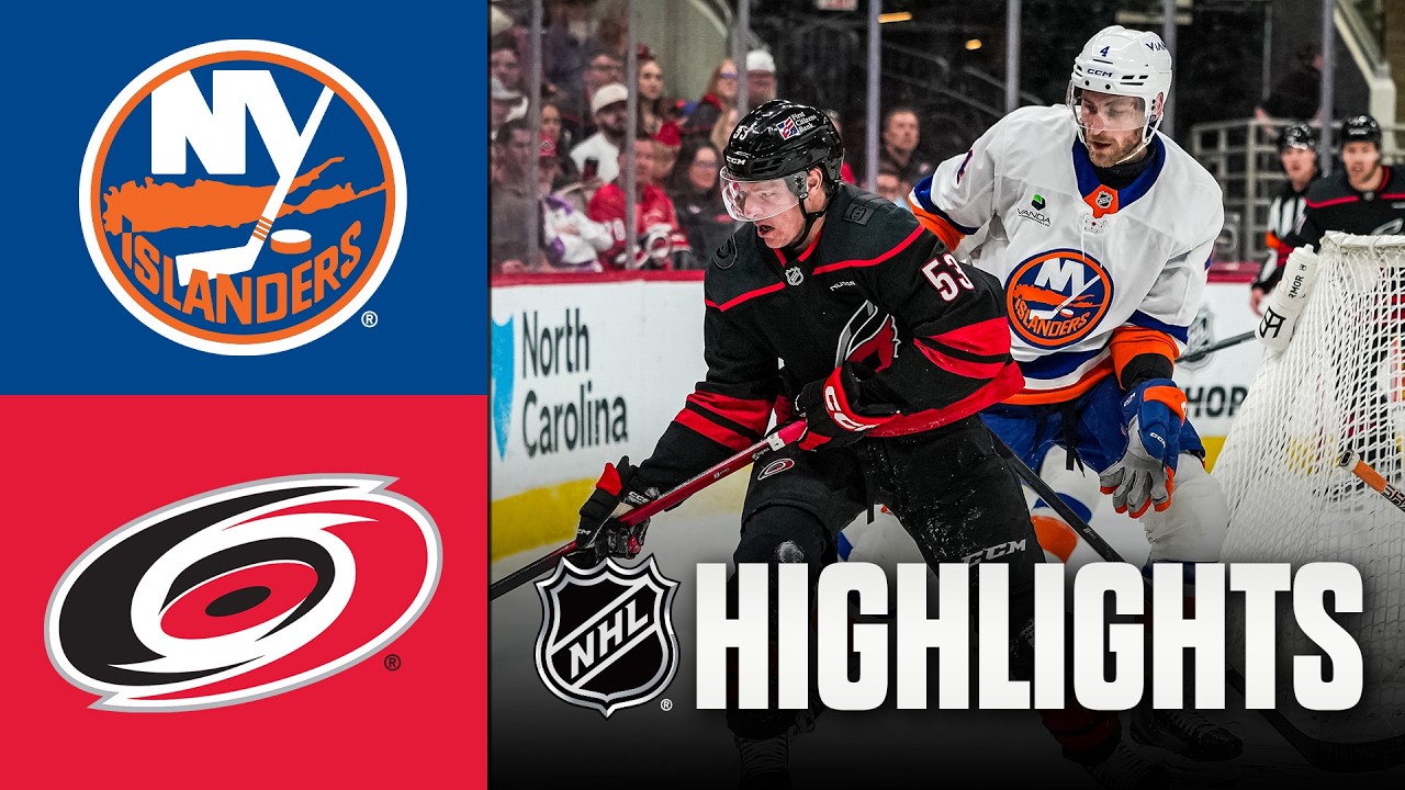Islanders vs. Hurricanes | NHL Highlights | April 04, 2026