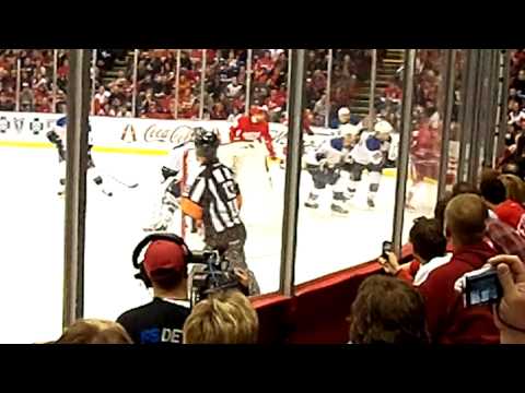Nicklas Lidstrom Red Wings Goal Vs. St. Louis Blues December 27, 2011 Joe Louis Arena