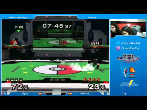 Blitzbar Monthly #2 - Piça0 (Mario) vs EVA-01 (Marth) - Losers Round 2 - Melee Singles