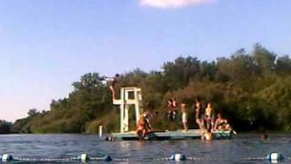 preview picture of video 'Molly does backflip off diving platform'