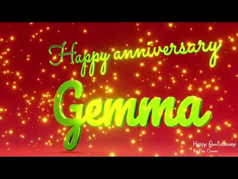 Gemma #happy #anniversary #wishes #special #video
