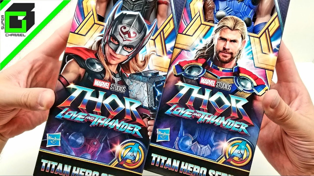 THOR: LOVE and THUNDER (Titan Hero Series action figures) UNBOXING and REVIEW