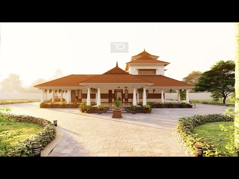 FARMHOUSE IN KARNATAKA | Nalukettu | Home Tour | Lumion Animation | Riddha Designs | Nadumuttam