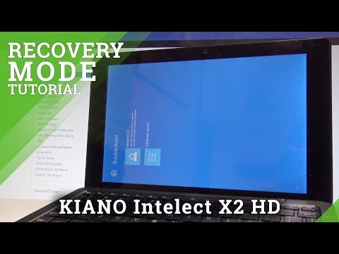 How to Enter Troubleshoot Mode in KIANO Intelect X2 HD - Windows Recovery Mode |HardReset.Info