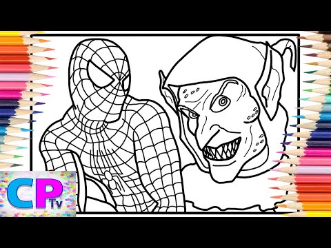 Spiderman against Goblin Coloring Pages/Superhero Fights Villain/Spencer Maro/Starfire [NCS Release]