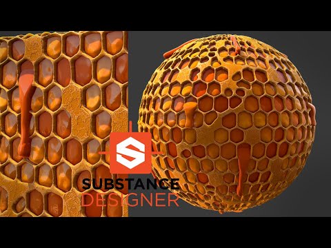 Stylized Honey Material - Substance Designer