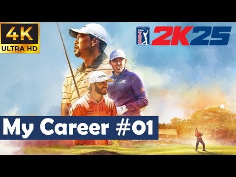 PGA TOUR 2K25 ⛳️ MyCareer #01 - I want to become a golf pro! 4K