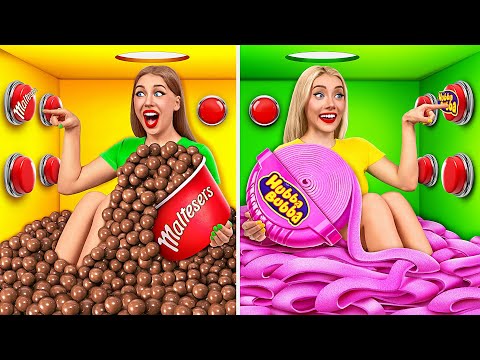 1000 Mystery Buttons Challenge Only 1 Lets You Escape | Crazy Challenge by Multi DO