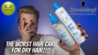 SCHWARZKOPF BC MOISTURE REVIEW | The Worst Shampoo For Your Hair | The Worst Hair Care For Dry Hair