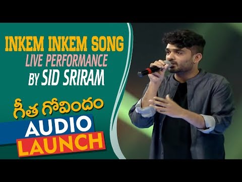 Sid Sriram Inkem Inkem Inkem Kaavaale