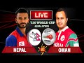 NEPAL VS OMAN LIVE | T20 WORLD CUP ASIA REGIONAL FINAL QUALIFIER LIVE | NEPAL VS OMAN T20 LIVE SCORE