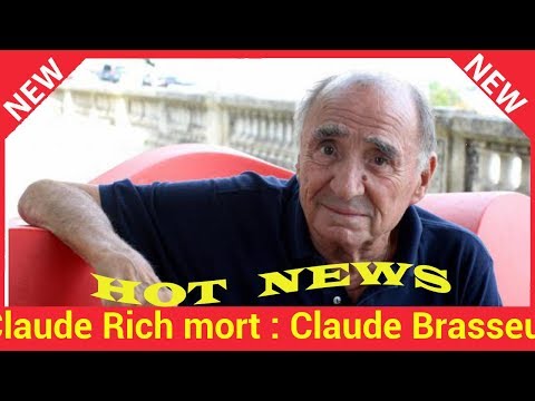 Claude Rich mort : Claude Brasseur dévasté, il réagit