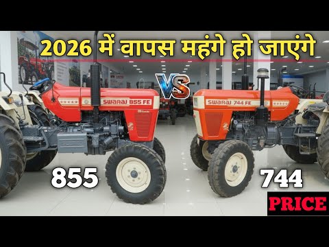 Swaraj 855 FE VS 744 FE | Comparison 💯