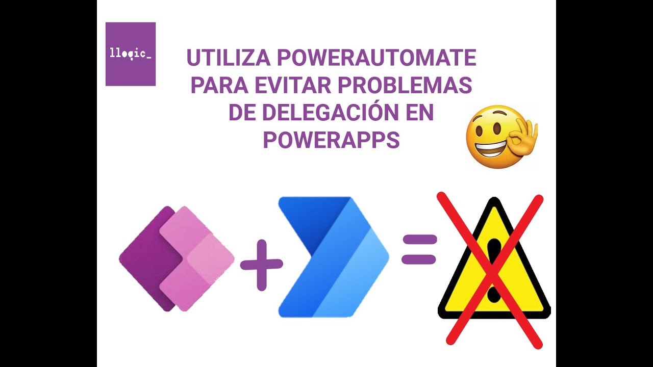 Utiliza PowerAutomate para evitar problemas de delegación en PowerApps