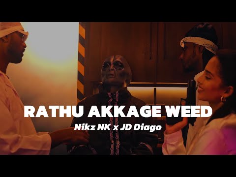 Rathu Akkage Weed ( RAW ) - Nikz NK x JD Diago | Lyrics video