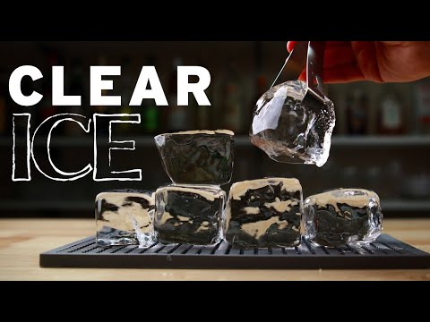 Make Perfectly CLEAR ICE for cocktails at home
