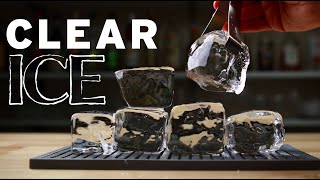 Make Perfectly CLEAR ICE for cocktails at home