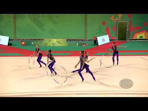 Ukraine (UKR) - 2022 Rhythmic Worlds, Sofia (BUL) - Qualifications 5 Hoops