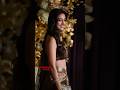 2 2 Disha Patani Adds Glam With Deep Neck Halter Blouse With Golden Saree At Diwali Party ProMedia