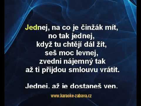 Nájem zvedej - Těžkej Pokondr Karaoke tip