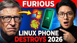 Download lagu Bill Gates FURIOUS As Linux Phone DESTROYS Windows & Android Forever in 2026! mp3