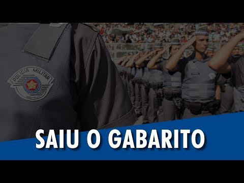 Saiu o Gabarito da Prova | PM-SP