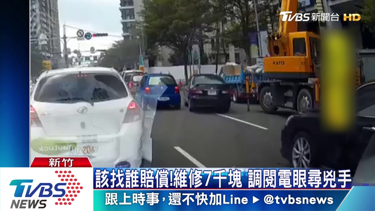 從哪飛來!天降寶特瓶砸毀車窗 駕駛嚇傻