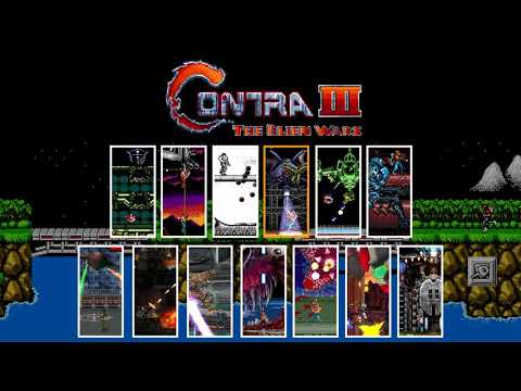 Contra Series - All Boss Fight Theme (OST/BGM/Soundtrack)