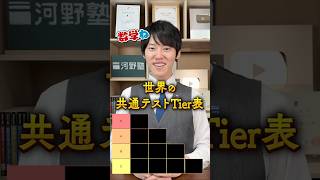 世界の共通テストTier表【数学】 #誰得？