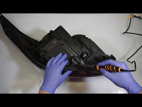 Repair replacement LED Driver DRL - KIA CEED 2 JD (II gen) 2012+ - how to change LED driver on lamp