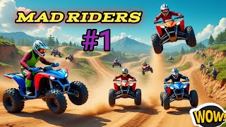 Gravity-Defying Jumps and Insane Tracks: Mad Riders Gameplay Reveal!