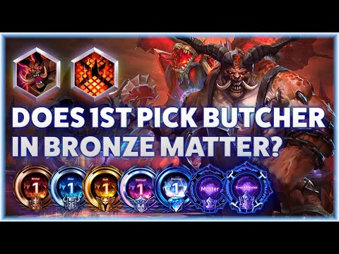 Butcher Furnace Blast - DOES FIRST PICK BUTCHER IN BRONZE MATTER? - B2GM Season 4 2024