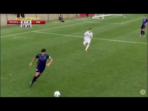 Nico Benalcazar, CB #5, NYCFC vs Real Madrid u17 - 2nd Half