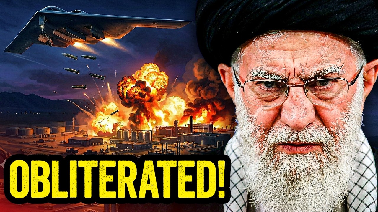 B-2 Bombers OBLITERATE Iran’s Underground Bases in Largest Strike EVER!!!