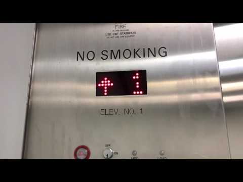 Natick MA: Slow Schindler Hydraulic Mall Elevator (Macy's) Natick Mall