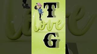 T and G Letter whatsapp love status shorts videowh