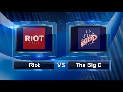 Riot vs The Big D - Semi Finals - Arizona Kickball Open #AKO2016