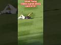 Jacob Young makes a great diving catch in CF #mlbb #2023 #trending #viral