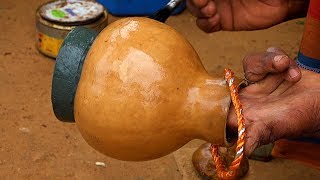 How To Make Water Canteens From Dried Gourds