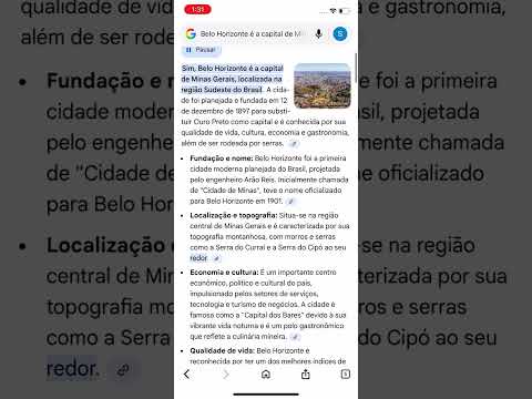 capital de Minas Gerais de Belo Horizonte Brasil