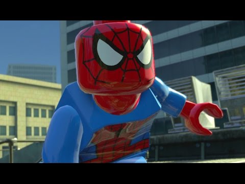 LEGO Marvel Super Heroes (PS4) - Co-op Walkthrough Part 2 - Times Square Off