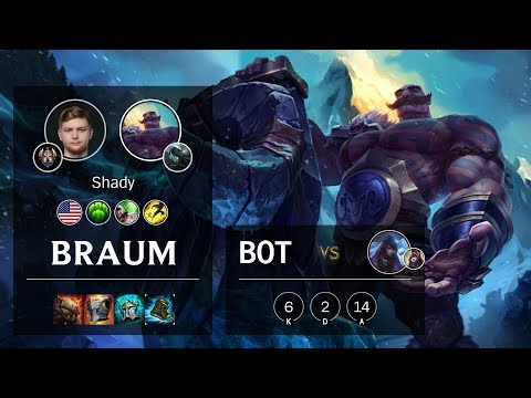 Braum Bot vs Aphelios - NA Challenger Patch 10.4