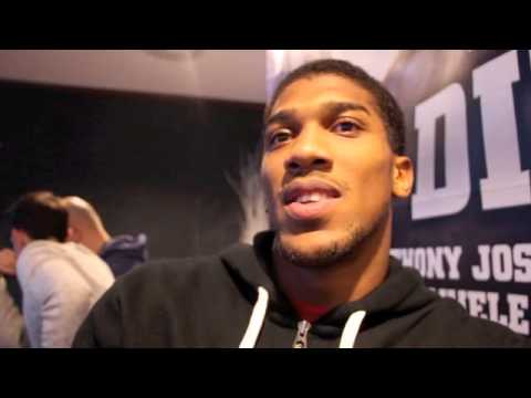 ANTHONY JOSHUA IN STUNNING FIRST ROUND KO AGAINST EMANUELE LEO - POST FIGHT INTERVIEW