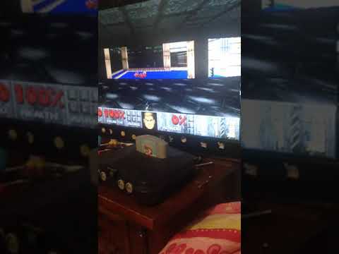 Playing doom with a GameCube controller