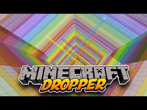Minecraft RAINBOW DROPPER (15+ Super Hard Levels) w/LandonMC & JustVurb