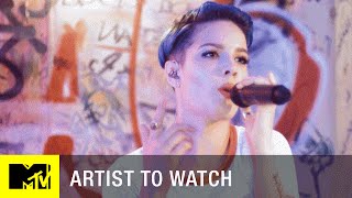 Halsey - &#39;Hold Me Down&#39; (Exclusive Performance) | Artist to Watch | MTV