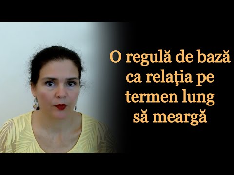 O regulă de bază ca relația pe termen lung să meargă