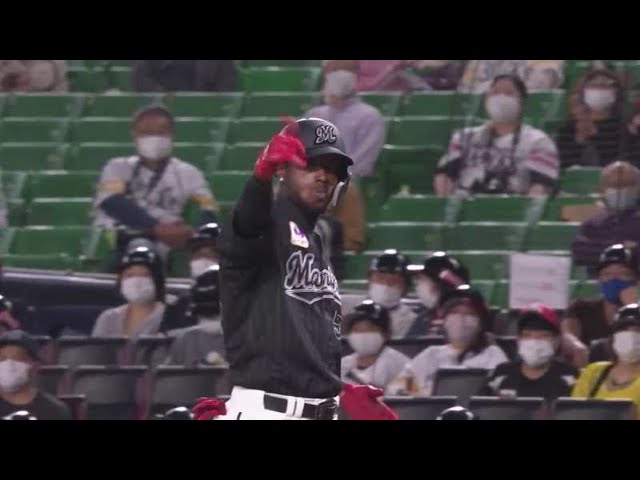【9回表】ホークス・モイネロ撃ち!! マリーンズ・エチェバリア 来日初打点を挙げる!! 2021/5/12 H-M