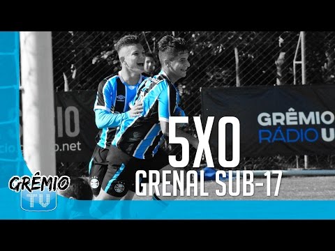[GOLS] Grêmio 5 x 0 Internacional (Campeonato Estadual Sub-17) l GrêmioTV