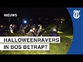 Zo beëindigt politie illegaal feest in bos